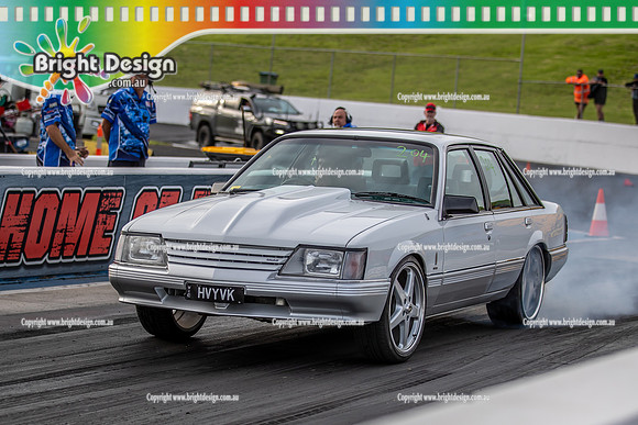 Fast Friday & Roll Racing @ Calder Park Drag Racing 19 January 2024 (163053)  HVYVK