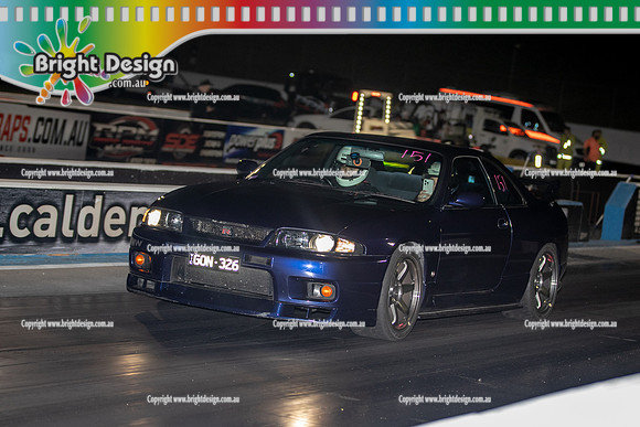 Fast Friday & Roll Racing @ Calder Park Drag Racing 28 February 2025 (178999) GON326
