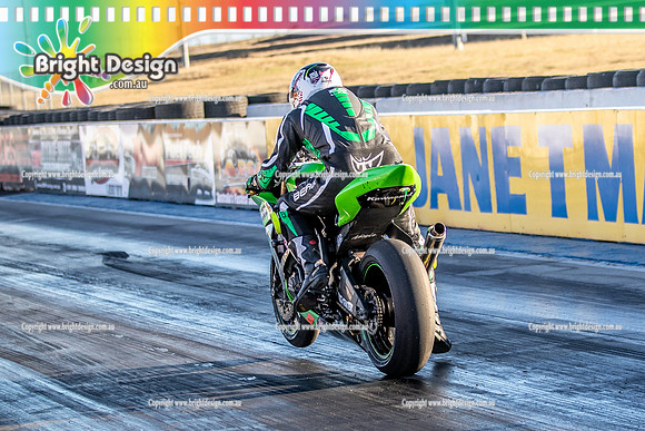 Fast Friday @ Calder Park Drag Racing 17 November 2023 (159194)  GREEN BIKE TBC TEAM BALLINA