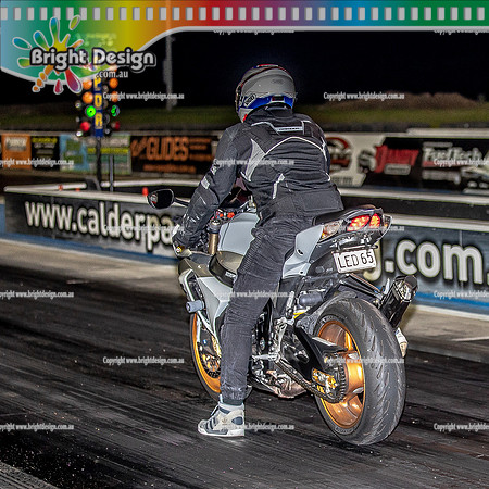 Fast Friday @ Calder Park Drag Racing 14 April 2023 (150794)  LED65 BIKE