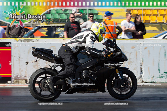 ANDRA Street Outlaws Drag Racing Quals Rnd 5 @ Calder Park 24 September 2014 (24224)  BIKE
