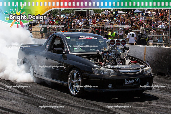 Summernats 28 Saturday 3 Jan 2015  BD (4684)  MAADSS BURNOUT