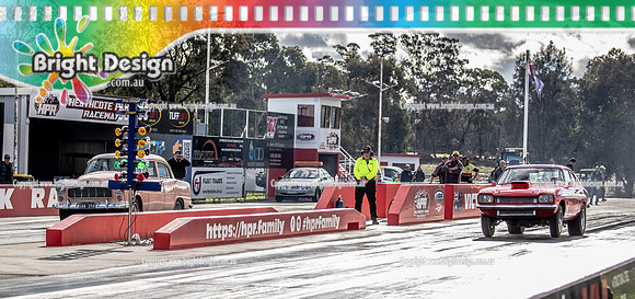 Sportsman Championship Rnd 1 at Heathcote Sat 26 June 2021 (39432)-3  GOA350 SCOTT MCKENZIE  5401 CHRIS NAUGHTON