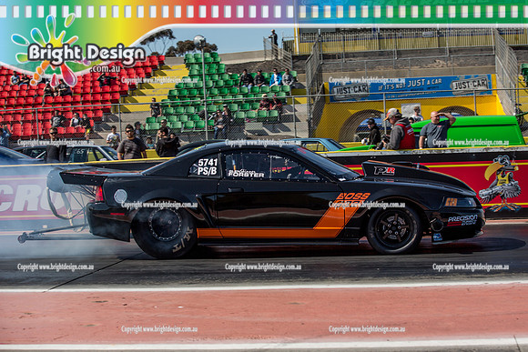 ANDRA Street Outlaws Drag Racing Quals Rnd 5 @ Calder Park 24 September 2014 (24093)  PSB 5741  GLEN SKINNER FORSTER  PSBBOS