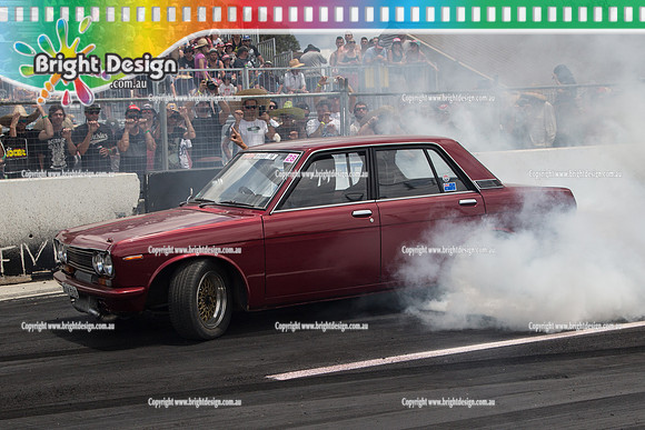 Summernats 28 Sunday 4 Jan 2015  BD  (7645)  QIK510 BURNOUT