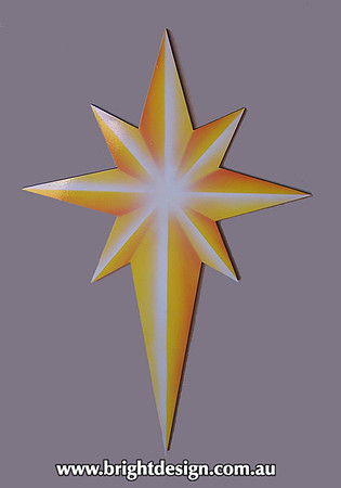 10-65 M-16 Aw Joy to the world star Traditional Christmas Star Outdoor Christmas Display Custom Airbrushed Christmas  Decoration by Bright Design Studio