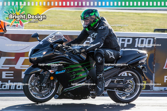 ANDRA Street Outlaws Drag Racing Quals Rnd 5 @ Calder Park 24 September 2014 (25159)  BIKE