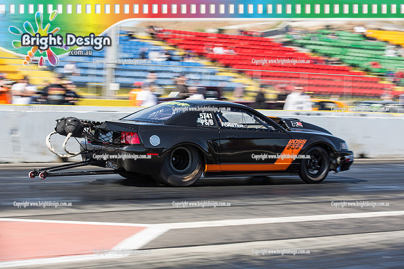 ANDRA Street Outlaws Drag Racing Quals Rnd 5 @ Calder Park 24 September 2014 (24102)  PSB 5741  GLEN SKINNER FORSTER  PSBBOS