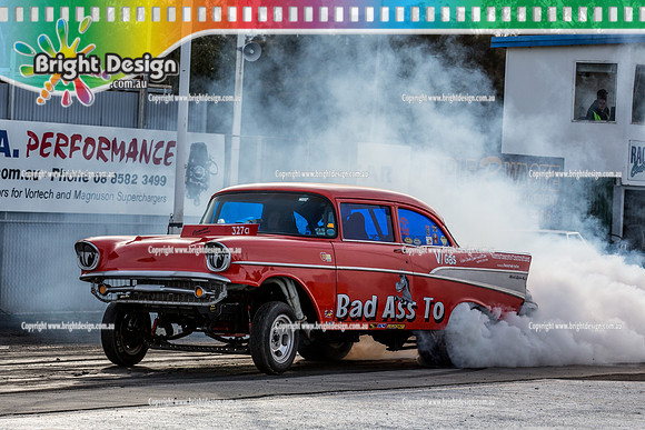 AA Marsh Rodders Drag Racing Fun Day @ Heathcote  Sat 6 August 2016 (4011)  BADASSTO BADRS