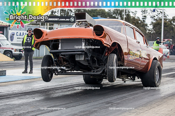 AA Marsh Rodders Drag Racing Fun Day @ Heathcote  Sat 6 August 2016 (3164)  BLASTER GASSA