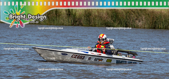 VDBC -Victorian Drag Boat Club - Nationals  March 20 2016 @ National Watersports Centre (9057) WHITE HEAT