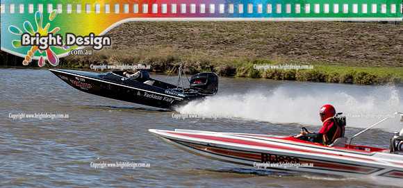 VDBC -Victorian Drag Boat Club - Nationals  March 20 2016 @ National Watersports Centre (9042)   RECKLESS KELLY TIME TUNNEL