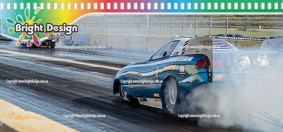 APSA & Nitro Funny Cars @ Calder Park Drag Racing Sat 29 Oct 2016 (66403)   THE RED DEVIL   3776 THE RUSSLER NITRO FUNNY CAR
