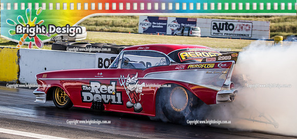 APSA & Nitro Funny Cars @ Calder Park Drag Racing Sat 29 Oct 2016 (66398)   THE RED DEVIL