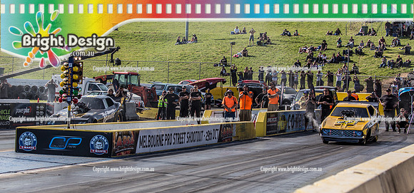 APSA & Nitro Funny Cars @ Calder Park Drag Racing Sat 29 Oct 2016 (66391)   THE BANDIT   LETS BOOGIE