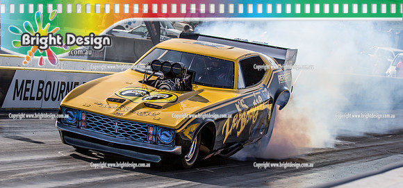 APSA & Nitro Funny Cars @ Calder Park Drag Racing Sat 29 Oct 2016 (66385)    LETS BOOGIE