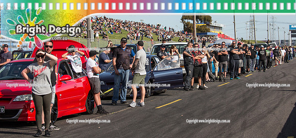 APSA & Nitro Funny Cars @ Calder Park Drag Racing Sat 29 Oct 2016 (66377)  STAGING LANES CREW