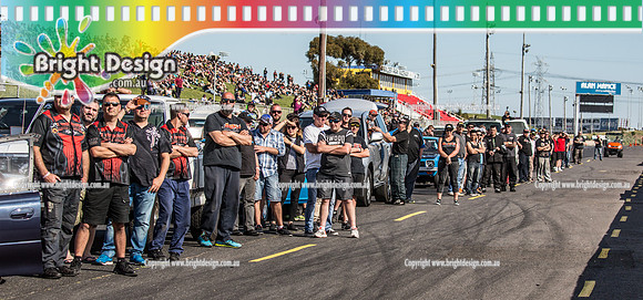 APSA & Nitro Funny Cars @ Calder Park Drag Racing Sat 29 Oct 2016 (66367)  STAGING LANES CREW