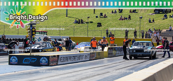 APSA & Nitro Funny Cars @ Calder Park Drag Racing Sat 29 Oct 2016 (66195)  198   MARK LEAKE   4233 KXW406  STEVE BEZZINA