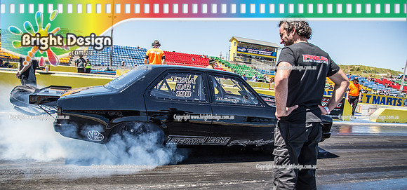 APSA & Nitro Funny Cars @ Calder Park Drag Racing Sat 29 Oct 2016 (66115)  198 MARK LEAKE  DBRICK