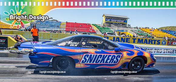 APSA & Nitro Funny Cars @ Calder Park Drag Racing Sat 29 Oct 2016 (66113)   3262 SNICKERS PERRY BULLIRANT
