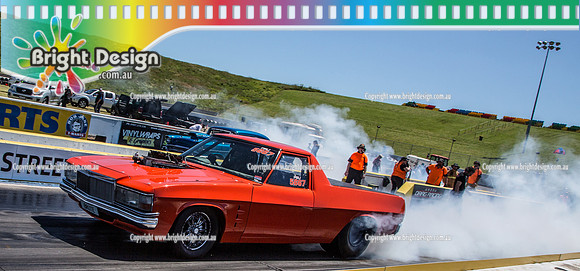 APSA & Nitro Funny Cars @ Calder Park Drag Racing Sat 29 Oct 2016 (66105)  5667 BRUTE BARRY HALL
