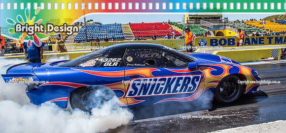 APSA & Nitro Funny Cars @ Calder Park Drag Racing Sat 29 Oct 2016 (66111)   3262 SNICKERS PERRY BULLIRANT