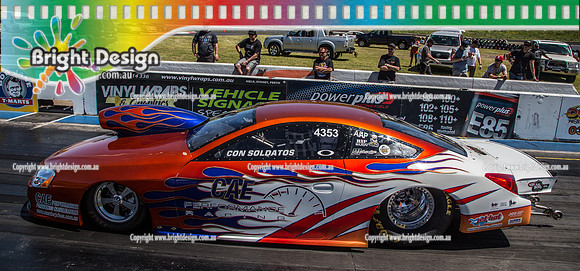 APSA & Nitro Funny Cars @ Calder Park Drag Racing Sat 29 Oct 2016 (66083)  4353 CON SOLDATOS