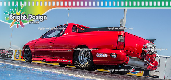 APSA & Nitro Funny Cars @ Calder Park Drag Racing Sat 29 Oct 2016 (66039)  5426 DOM RED UTE