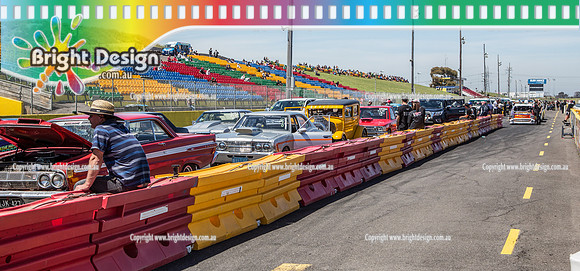 APSA & Nitro Funny Cars @ Calder Park Drag Racing Sat 29 Oct 2016 (66006)  STAGING LANES