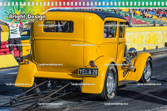 APSA & Nitro Funny Cars @ Calder Park Drag Racing Sat 29 Oct 2016 (66491)  4254 YELA28  IAN HICK