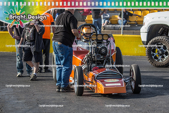 APSA & Nitro Funny Cars @ Calder Park Drag Racing Sat 29 Oct 2016 (66486) 6262 KOMMOTION NEWMAN