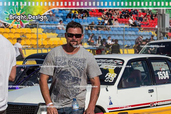 APSA & Nitro Funny Cars @ Calder Park Drag Racing Sat 29 Oct 2016 (66463)  1534 HDT275 TERRY SENG CREW