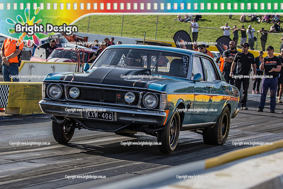 APSA & Nitro Funny Cars @ Calder Park Drag Racing Sat 29 Oct 2016 (66459)  4233 KXW406  STEVE BEZZINA