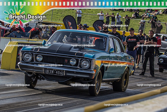 APSA & Nitro Funny Cars @ Calder Park Drag Racing Sat 29 Oct 2016 (66457)  4233 KXW406  STEVE BEZZINA