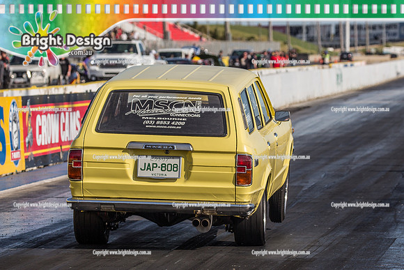 APSA & Nitro Funny Cars @ Calder Park Drag Racing Sat 29 Oct 2016 (66432)  JAP808