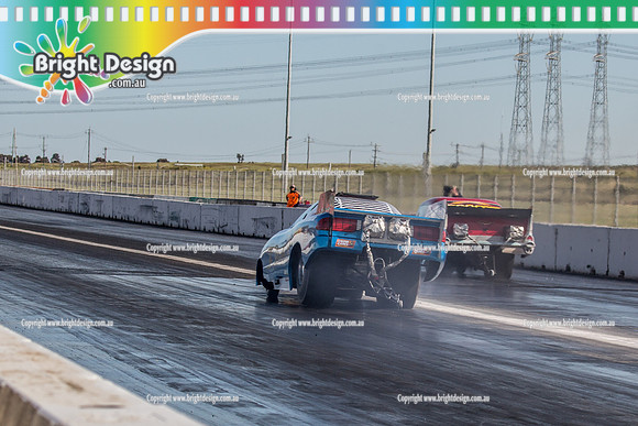APSA & Nitro Funny Cars @ Calder Park Drag Racing Sat 29 Oct 2016 (66408)   3776 THE RUSSLER NITRO FUNNY CAR