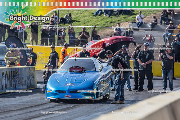 APSA & Nitro Funny Cars @ Calder Park Drag Racing Sat 29 Oct 2016 (66404)   3776 THE RUSSLER NITRO FUNNY CAR