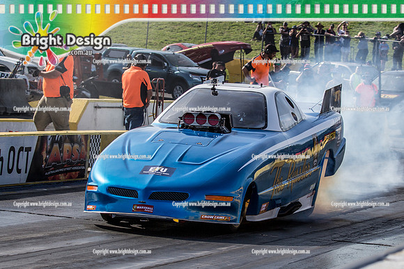 APSA & Nitro Funny Cars @ Calder Park Drag Racing Sat 29 Oct 2016 (66400)   3776 THE RUSSLER NITRO FUNNY CAR