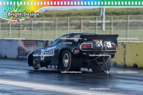 APSA & Nitro Funny Cars @ Calder Park Drag Racing Sat 29 Oct 2016 (66394)  THE BANDIT