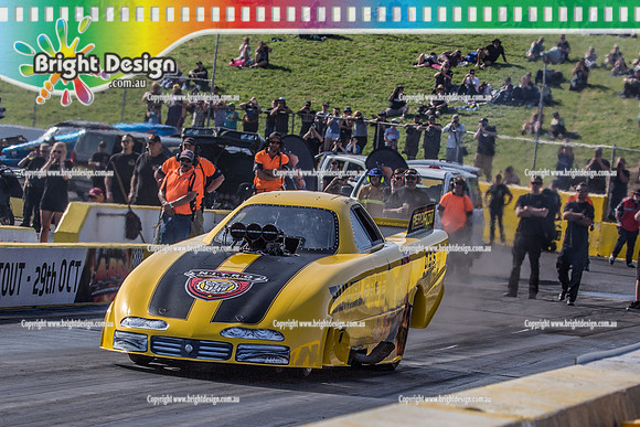 APSA & Nitro Funny Cars @ Calder Park Drag Racing Sat 29 Oct 2016 (66378)  BUMBLEBEE