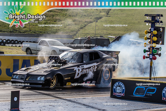 APSA & Nitro Funny Cars @ Calder Park Drag Racing Sat 29 Oct 2016 (66380)  THE BANDIT