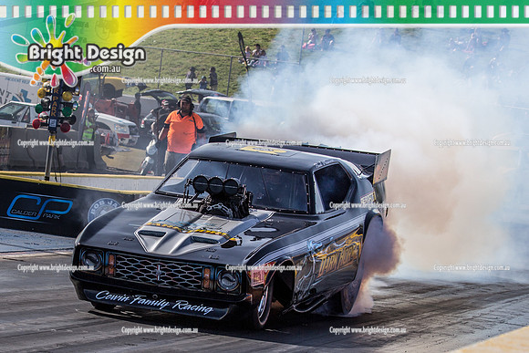APSA & Nitro Funny Cars @ Calder Park Drag Racing Sat 29 Oct 2016 (66359)  DARK HORSE