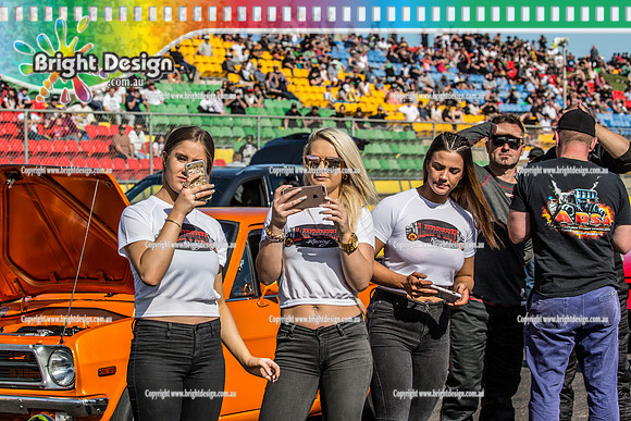 APSA & Nitro Funny Cars @ Calder Park Drag Racing Sat 29 Oct 2016 (66363)  STAGING LANES CREW