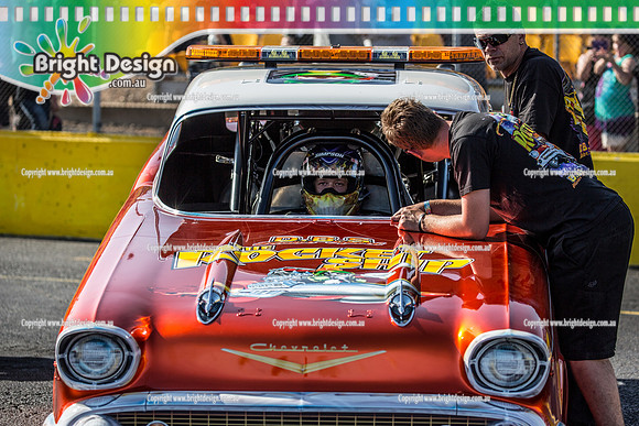 APSA & Nitro Funny Cars @ Calder Park Drag Racing Sat 29 Oct 2016 (66353)   ROCKET SHIP