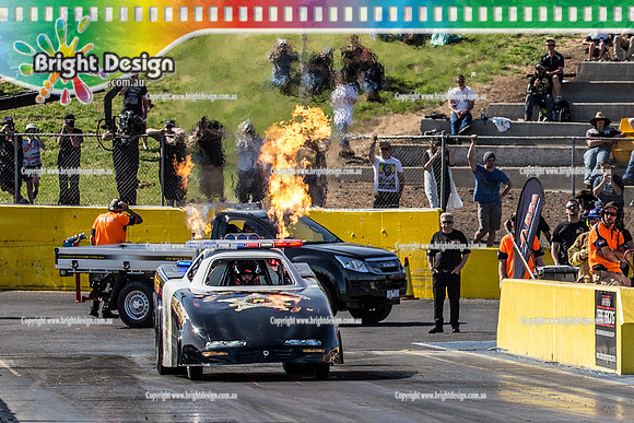 APSA & Nitro Funny Cars @ Calder Park Drag Racing Sat 29 Oct 2016 (66339)  NITRO SHERIFF