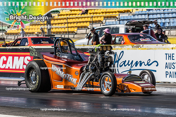 APSA & Nitro Funny Cars @ Calder Park Drag Racing Sat 29 Oct 2016 (66294)  6262 KOMMOTION NEWMAN