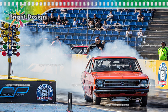APSA & Nitro Funny Cars @ Calder Park Drag Racing Sat 29 Oct 2016 (66276)   3010 ORANGE DATSUN ALEX BIOS