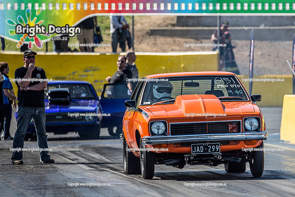 APSA & Nitro Funny Cars @ Calder Park Drag Racing Sat 29 Oct 2016 (66269)  6151 JAD299 DAVID WRIGHT