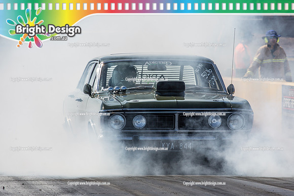 APSA & Nitro Funny Cars @ Calder Park Drag Racing Sat 29 Oct 2016 (66238)   5216 KYA844  KENNY